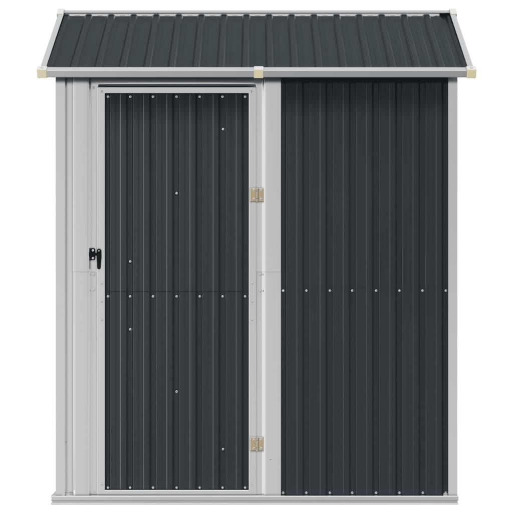 NNEVL Garden Shed Anthracite 192x152.5x237 cm Galvanised Steel Lootquake LLC