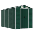 NNEVL Garden Shed Green 191x300x198 cm Galvanised Steel Lootquake LLC