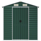 NNEVL Garden Shed Green 191x300x198 cm Galvanised Steel Lootquake LLC