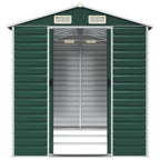 NNEVL Garden Shed Green 191x300x198 cm Galvanised Steel Lootquake LLC