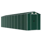 NNEVL Garden Shed Green 191x810x198 cm Galvanised Steel Lootquake LLC