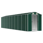 NNEVL Garden Shed Green 191x810x198 cm Galvanised Steel Lootquake LLC
