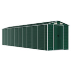 NNEVL Garden Shed Green 191x895x198 cm Galvanised Steel Lootquake LLC