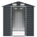 NNEVL Garden Shed Anthracite 191x215x198 cm Galvanised Steel Lootquake LLC
