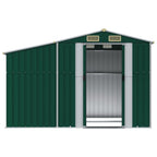 NNEVL Garden Shed Green 277x192.5x179 cm Galvanised Steel Lootquake LLC