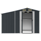 NNEVL Garden Shed Anthracite 277x192.5x179 cm Galvanised Steel Lootquake LLC