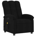 vidaXL Electric Massage Recliner Chair Black Fabric Lootquake LLC