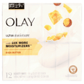 O lay Moisture Outlast Ultra Moisture Shea Butter Beauty Soap Bar Vitamin B3 Complex, 3.17 oz, 12 ct