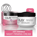Olay Night of Olay Firming Night Cream Face Moisturizer, Reduces Fine Lines & Wrinkles for All Skin Types, 1.9 oz
