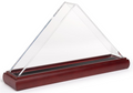 Mahogany Flag Case for 3' x 5' Flags with Acrylic Cover The Military Gift Store