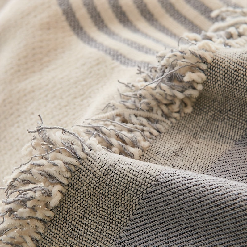 1pc Chenille Integrated Sofa Cover Blanket Bohemian Household Bedroom Living Room Sofa Decorative Throw Blanket Couch Cover Blanket, Shenyl, Integrated, Bohemian, Blanket Lootquake LLC