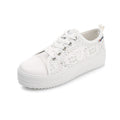 Women's Fashion Canvas Sneakers Mesh Knitted Upper Low Cut Casual Shoes - SJB-DIAMOND ELITES
