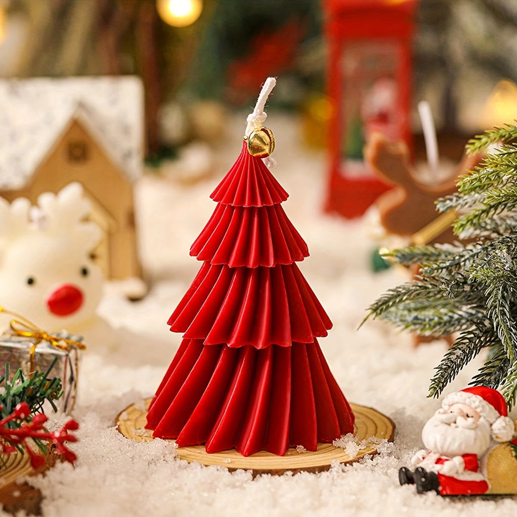 Handcrafted Christmas Tree Scented Candle - Smokeless, Long-Lasting Fragrance | Perfect for Holiday Decor & Gifts for Women | Ideal for Christmas, Halloween, Valentine's, Mother's Day & Birthdays, Christmas Decor Lootquake LLC