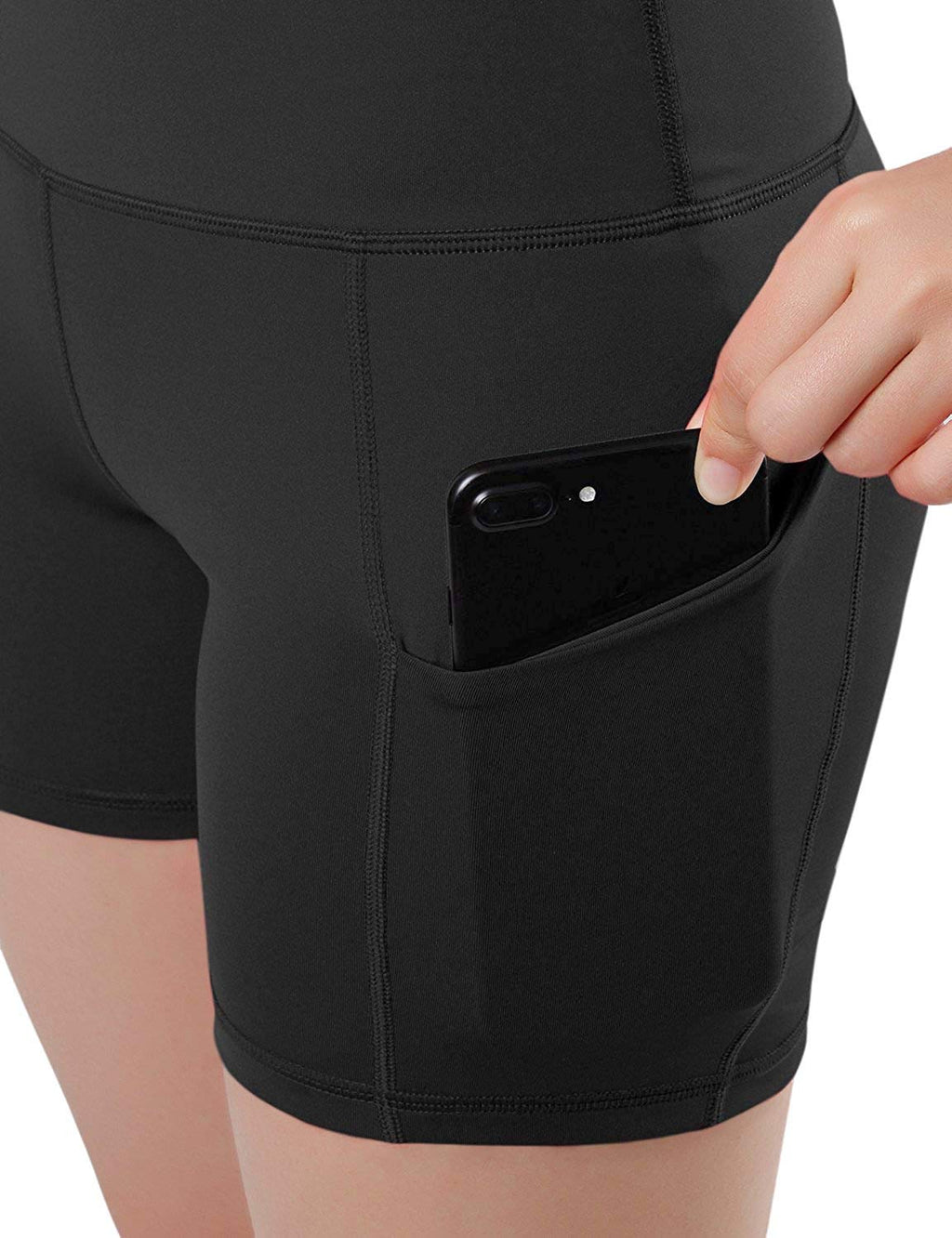 JupiterGear Jolie High-Waisted Athletic Shorts with Hip Pockets - SJB-DIAMOND ELITES