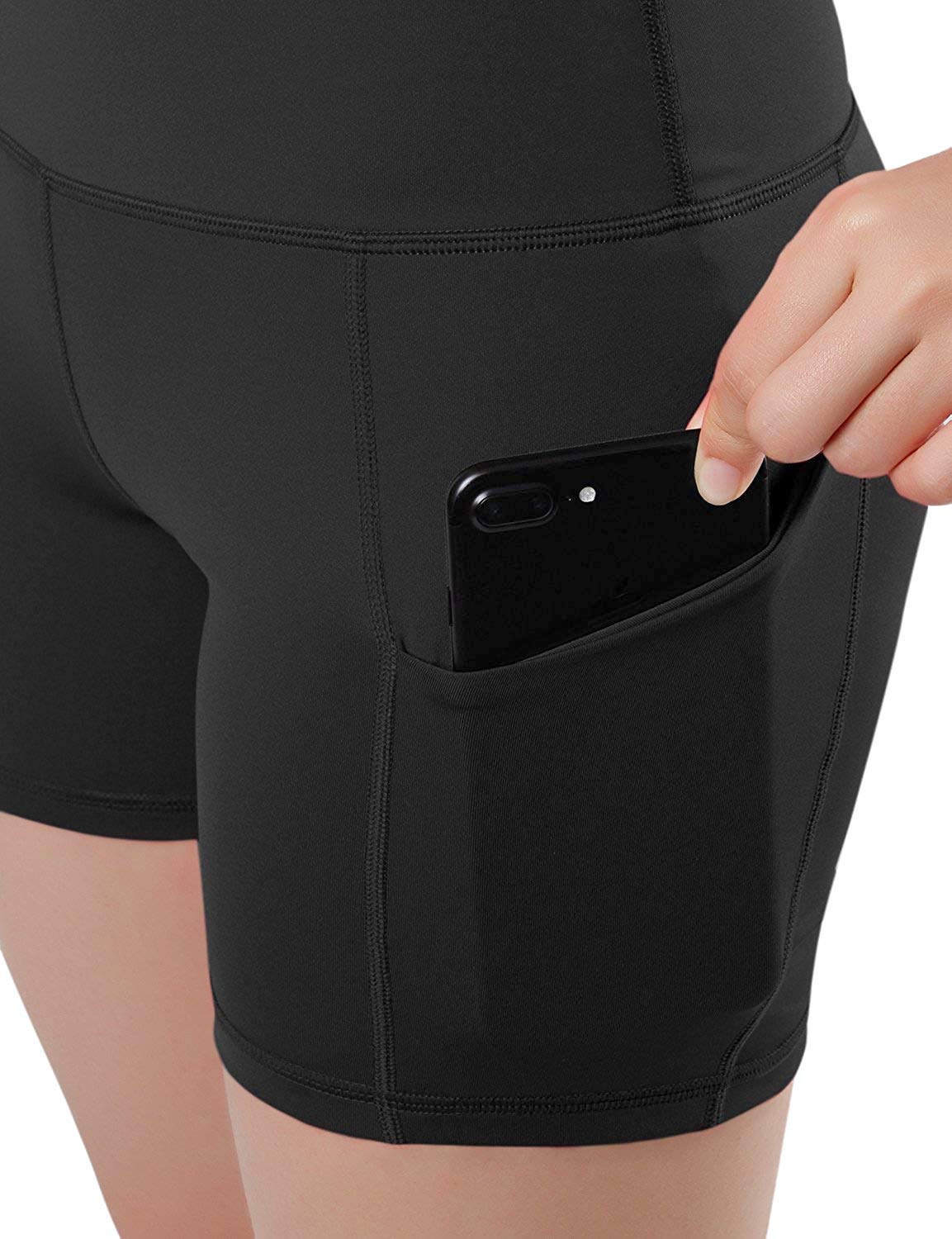JupiterGear Jolie High-Waisted Athletic Shorts with Hip Pockets - SJB-DIAMOND ELITES