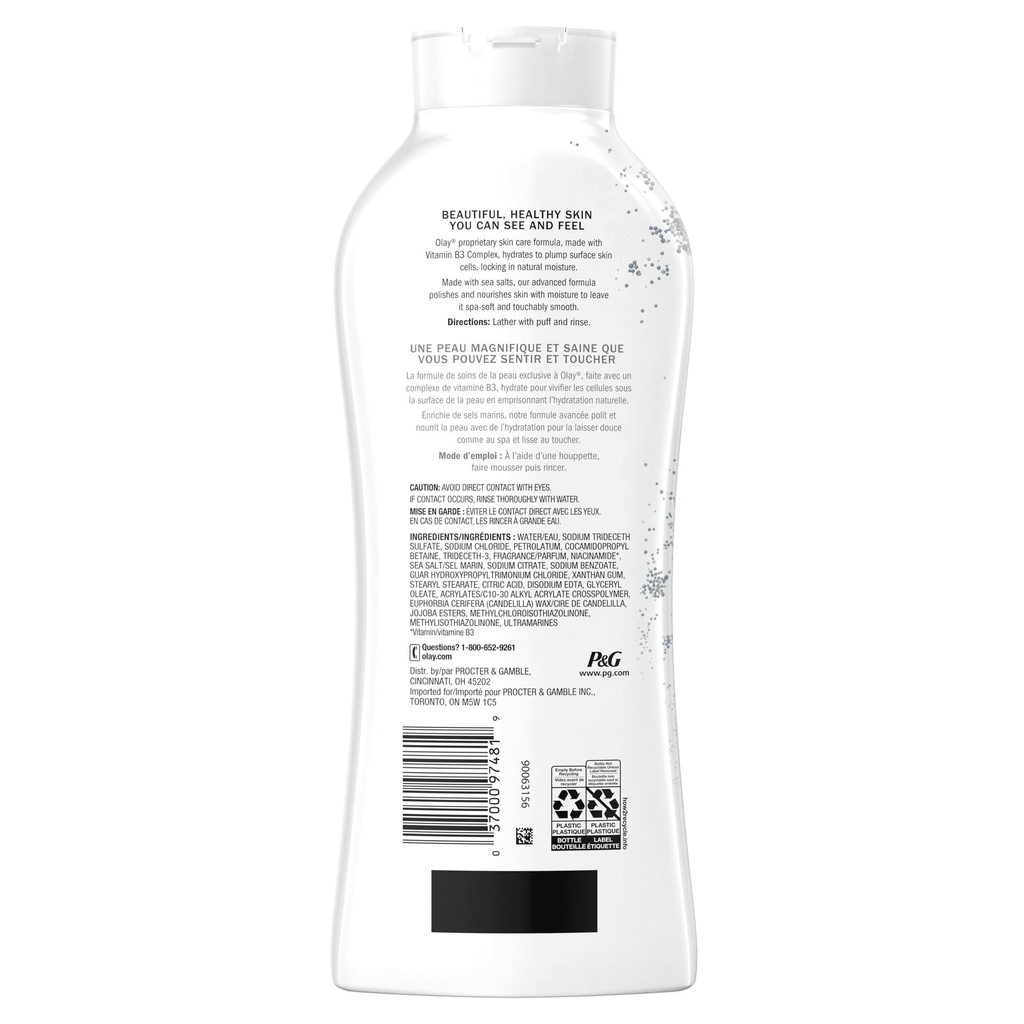 Olay Exfoliating Body Wash with Sea Salts, 22 fl oz EasyOptionXY LLC
