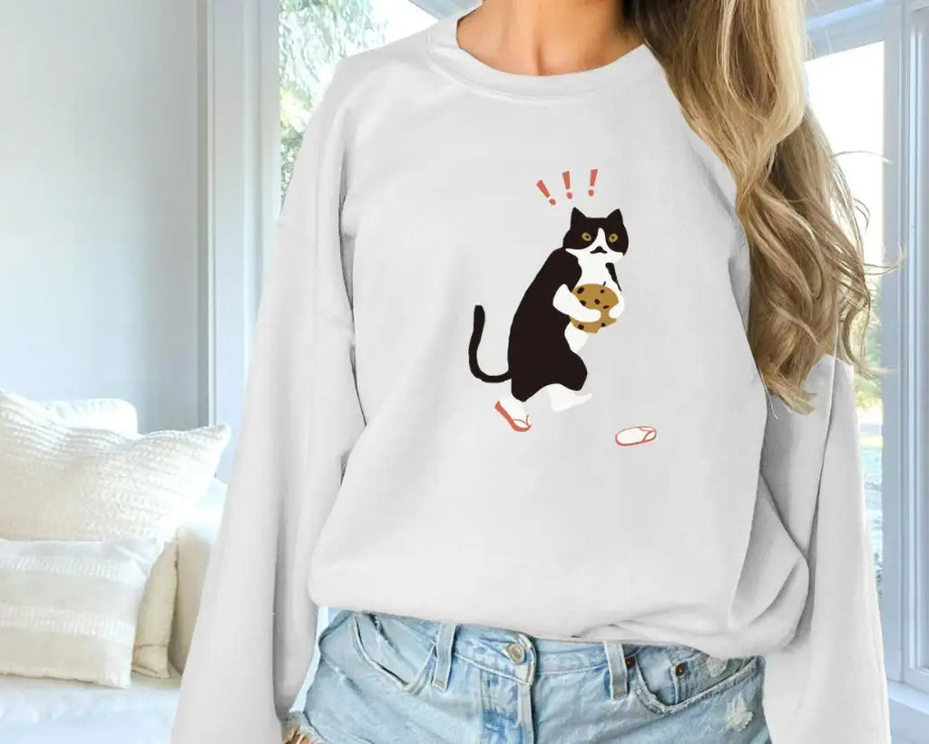 Women's Fashionable Solid Color Printed Long Sleeved Sweatshirt - SJB-DIAMOND ELITES