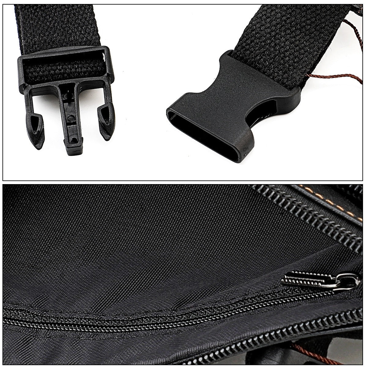 Multifunctional Genuine Leather Chest Bag & Waist Bag for Men and Women – Fanny Pack for Travel, Sports, Running, and Holidays with Multiple Pockets - SJB-DIAMOND ELITES