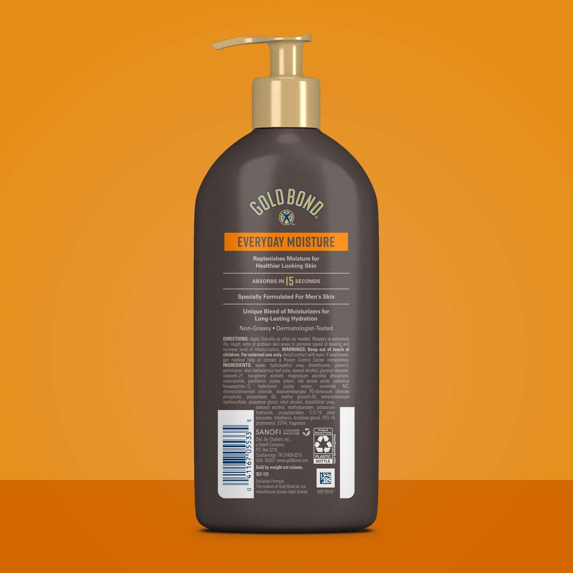 Gold Bond Men's Essentials Everyday Body and Hand Lotion & Cream for Dry Skin 14.5oz EasyOptionXY LLC