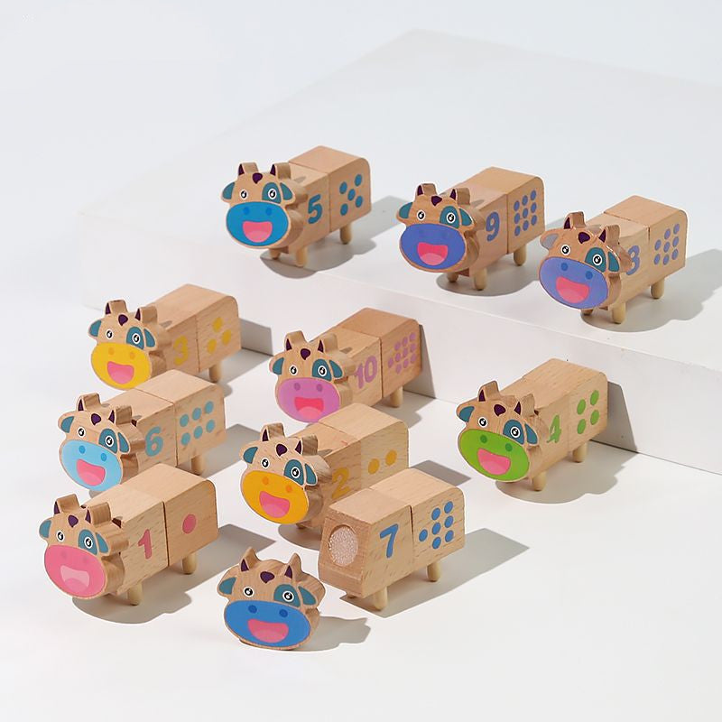 Fun Montessori Teaching Aids Children's Early Education Puzzle Pi-Mart