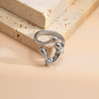 Simple Style Lines Geometric Ring Pi-Mart
