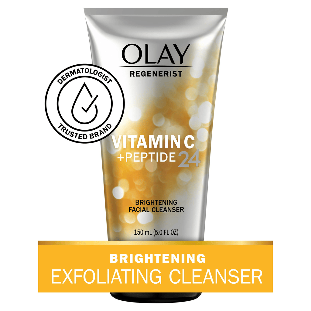 Olay Regenerist Vitamin C + Peptide 24 Face Wash for Dull Skin, 5.0 oz EasyOptionXY LLC