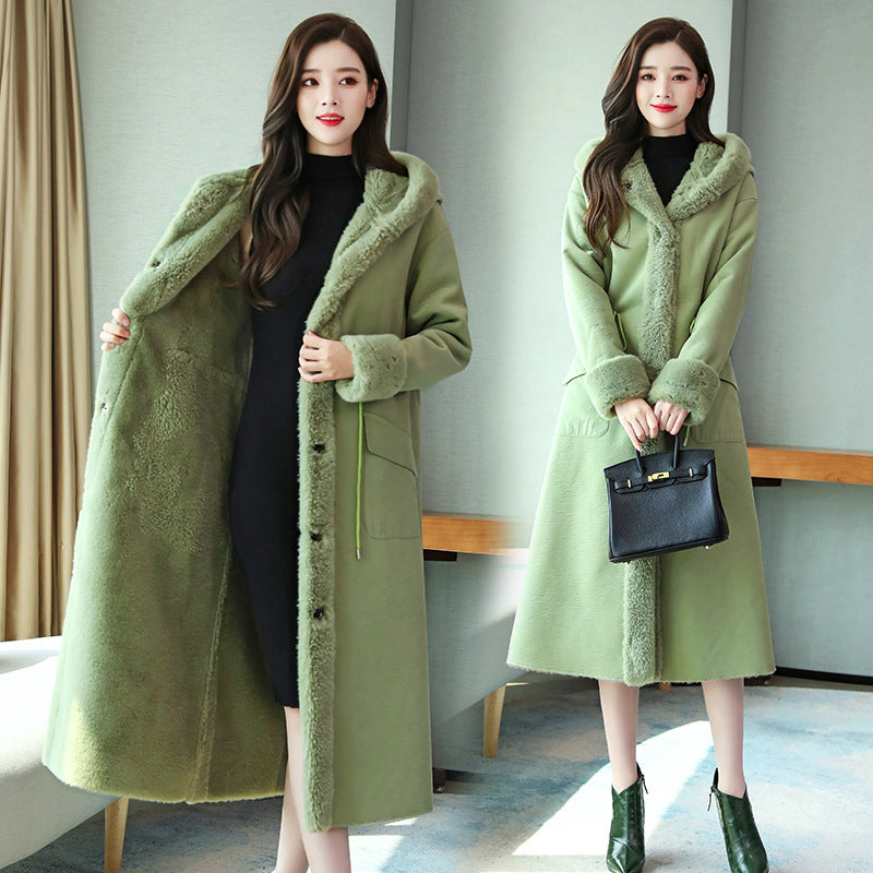 Winter Cotton-padded Jacket Fur Coat Women Pi-Mart
