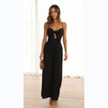 Tied Spaghetti-strap Trendy Jumpsuit Pi-Mart