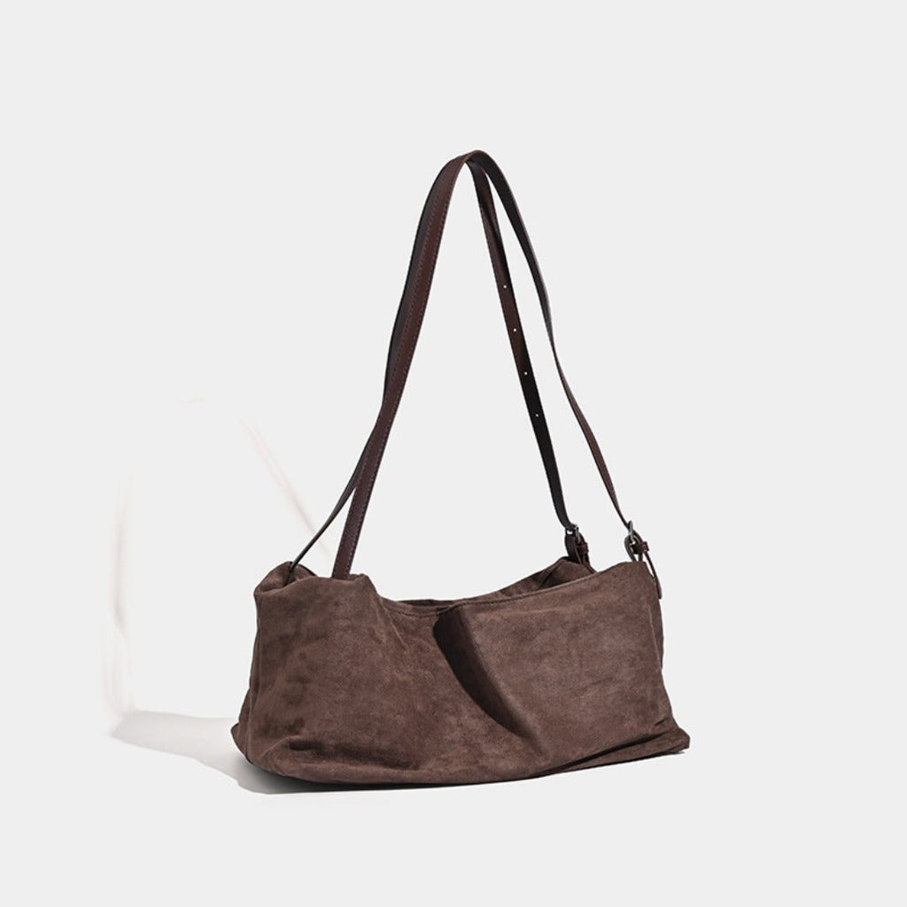 Vintage matte hobo bag, large capacity pillow bag, commuter versatile shoulder crossbody bag - SJB-DIAMOND ELITES