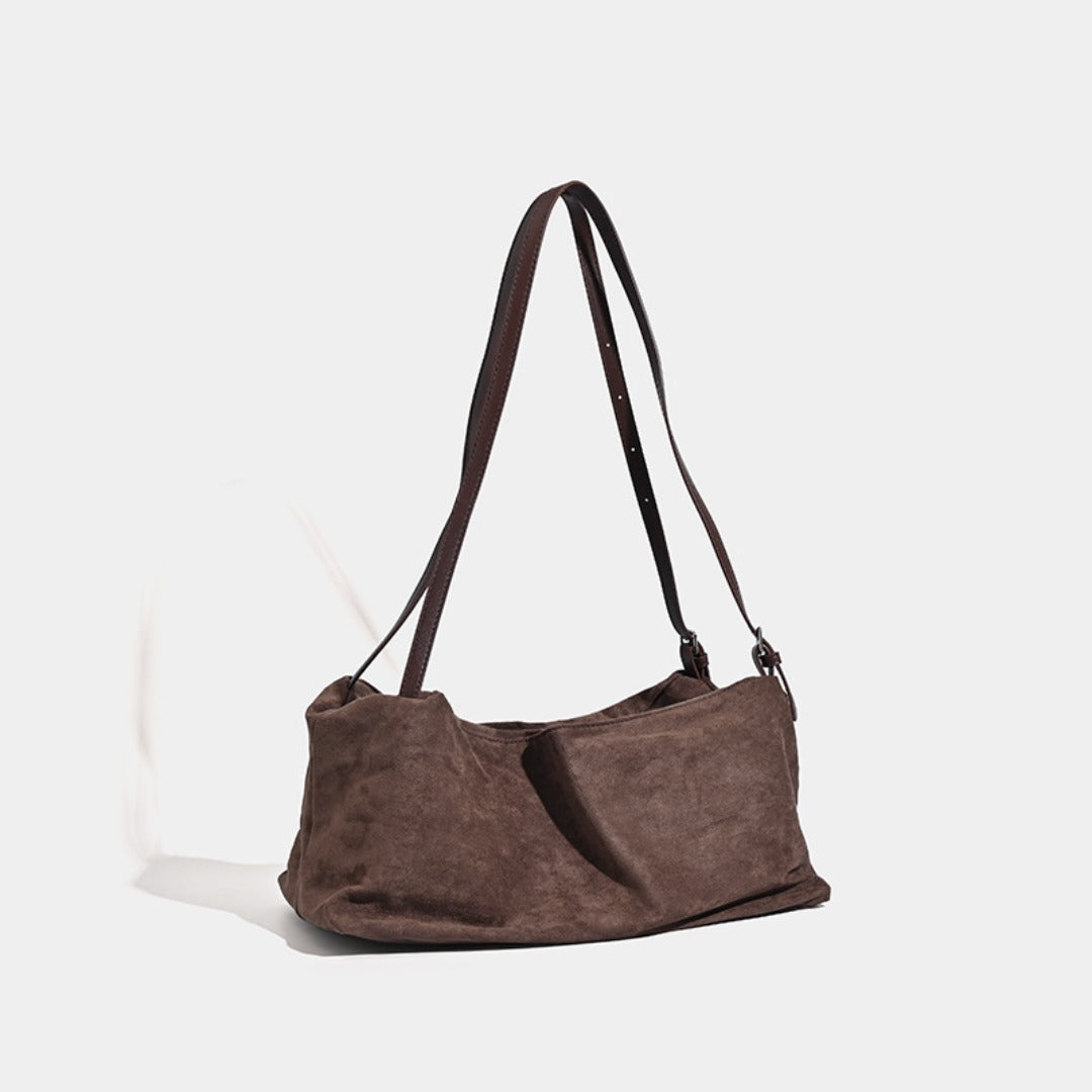 Vintage matte hobo bag, large capacity pillow bag, commuter versatile shoulder crossbody bag - SJB-DIAMOND ELITES