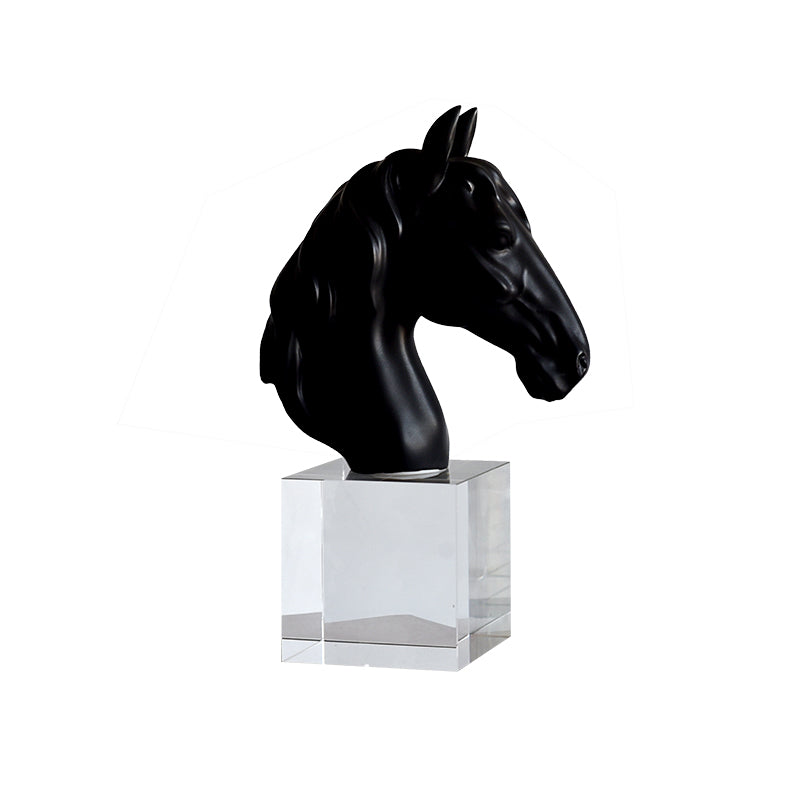 Horse Head Crystal Base Ornament Lootquake LLC