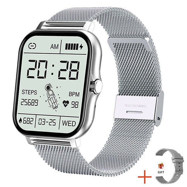 Y13 Smart Watch - 1.69'' Touchscreen Fitness Tracker with Bluetooth Calls, Heart Rate & Sleep Monitoring (Waterproof, Multi-Language) Pi-Mart