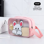 Cosmetics storage bag, wet and dry separation toilet bag, fitness transparent waterproof cosmetic bag, transparent makeup purse,Makeup bag with compartments, - SJB-DIAMOND ELITES