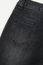Sail Blue Wide Leg Pocketed High Waist Jeans