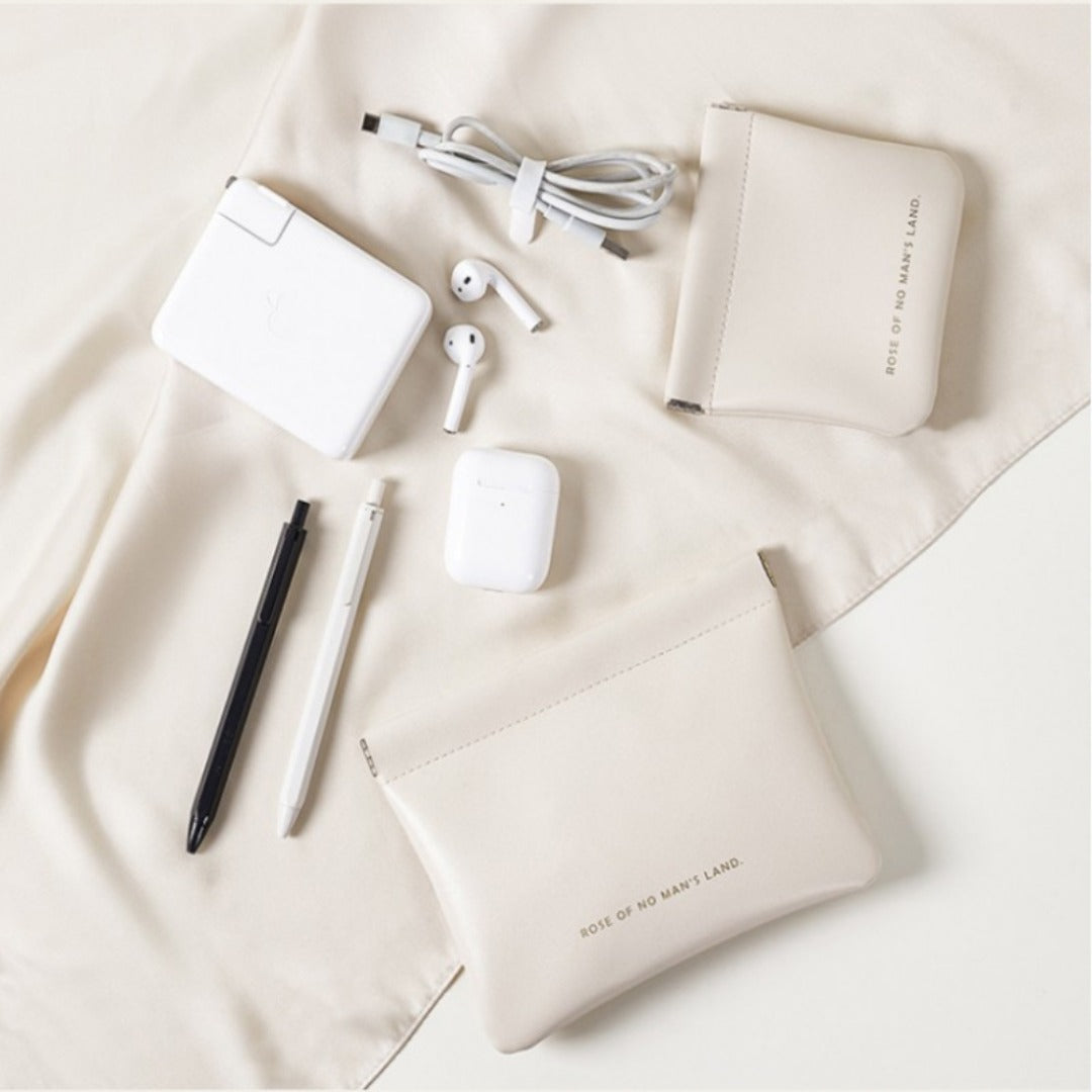 Automatic closing data cable, earphone portable storage bag, lipstick key, cosmetics portable small bag, - SJB-DIAMOND ELITES