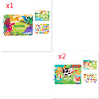 Children's Busy Book Educational Toys Repeated Paste Pi-Mart