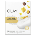 Olay Moisture Outlast Ultra Moisture Shea Butter Beauty Bar with Vitamin B3 Complex 3.75 oz, 2 count