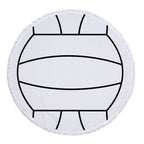 Round printed beach towel bath towel Pi-Mart