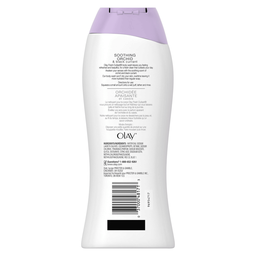 Olay Fresh Outlast Soothing Orchid & Black Currant Body Wash 23.6oz EasyOptionXY LLC