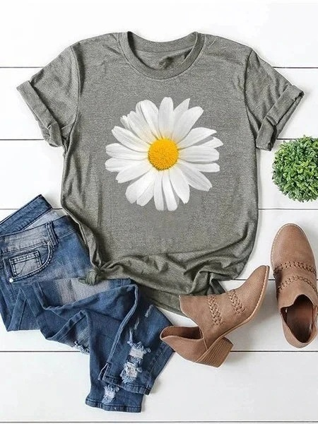 Ladies print t-shirt Pi-Mart