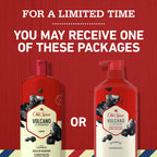Old Spice Volcano Charcoal Shampoo for Men, All Hair Types, 21.9 fl oz