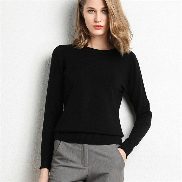 Knitted Pullover Women Sweater Pi-Mart