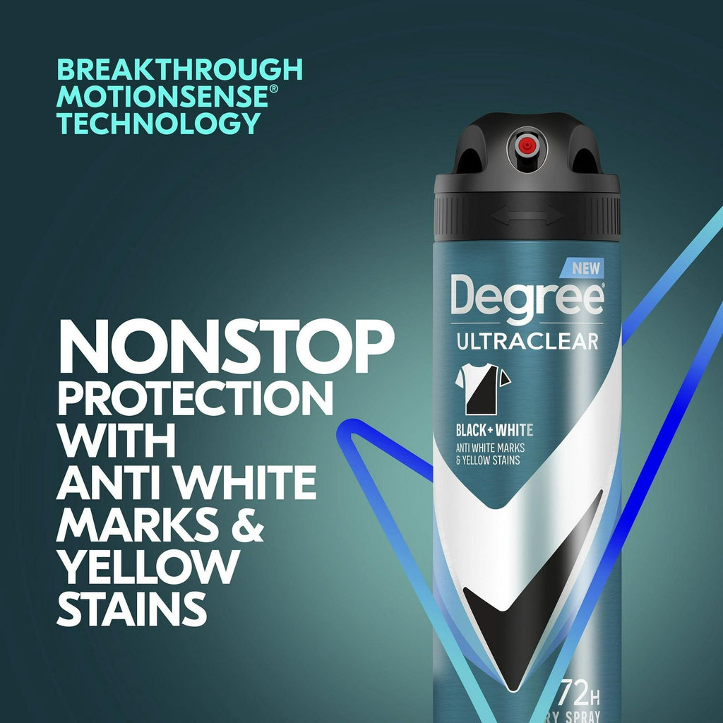 Degree Ultra Clear Long Lasting Antiperspirant Deodorant Dry Spray Twin Pack, Fresh, 3.8 oz EasyOptionXY LLC