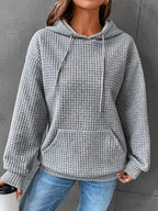 Women's Loose Casual Solid Color Long-sleeved Sweater Pi-Mart