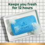 Irish Spring Icy Blast Bar Soap for Men, Mens Bar Soap, 12 Pack, 3.7 oz Soap Bars