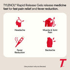 Tylenol Extra Strength Acetaminophen Rapid Release Gels; 100 ct EasyOptionXY LLC