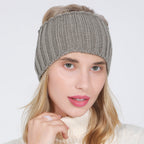 Knitted Hairband Ladies Air Top Ponytail Pi-Mart