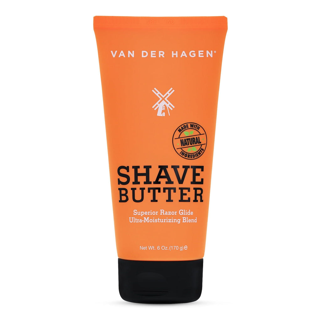 Van der Hagen Shave Butter Beard Shaving Cream, Formulated with Natural Oils, 6 oz