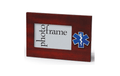 US EMS Medallion Desktop Landscape Picture Frame - 4 x 6 Inch The Military Gift Store