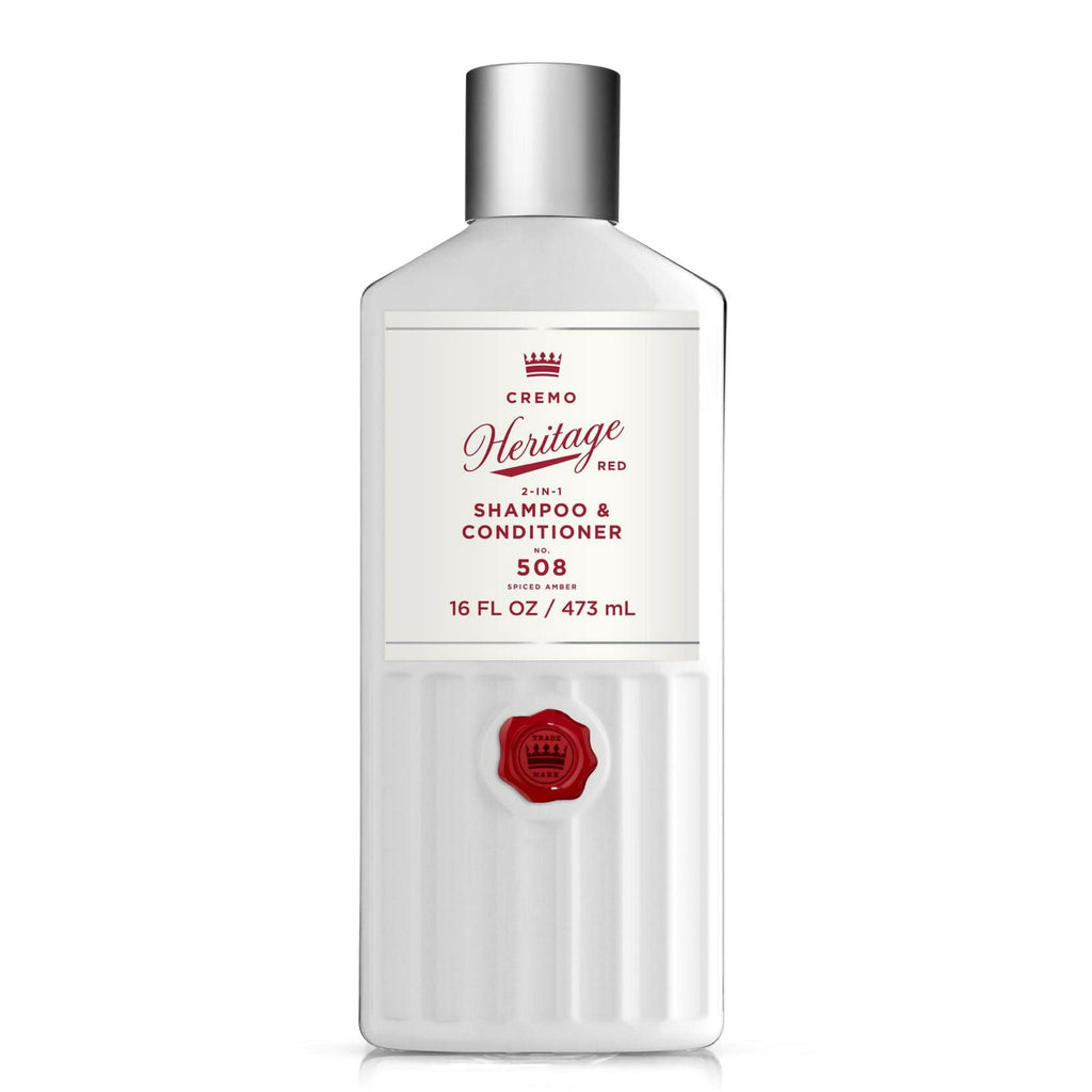Cremo Heritage Collection 2-In-1 Shampoo & Conditioner, 16 Oz, Men's Shampoo, Men's Conditioner, Spiced Amber Fragrance EasyOptionXY LLC